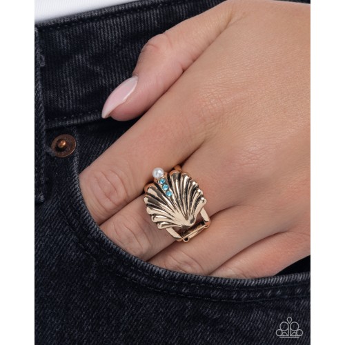 Seashell Side - Blue Seashell Side - Blue