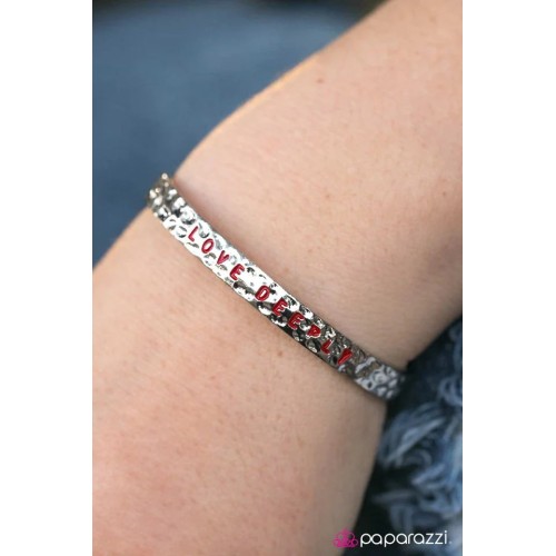 Love Deeply Red Bracelet