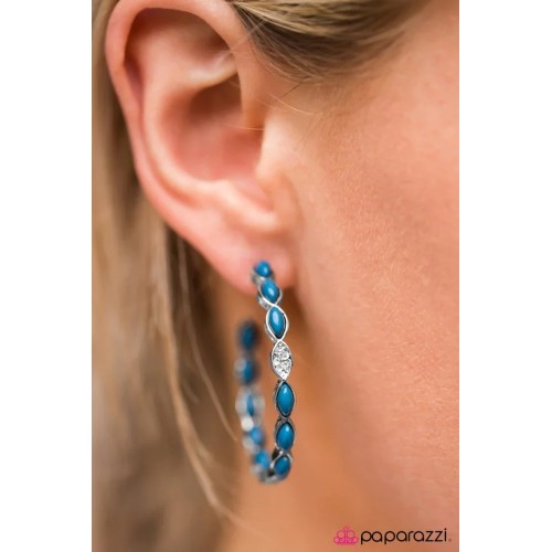 Colorful Impressions Blue Earring Colorful Impressions Blue Earring