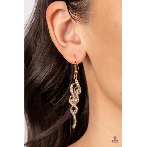 Highly Flammable Gold Earring Highly Flammable Gold Earring