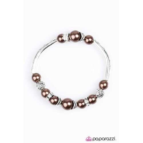 Waltz Of the Flowers Brown Bracelet